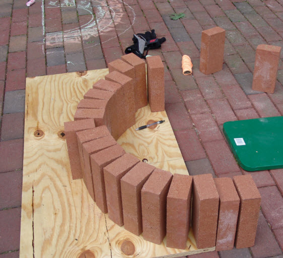 Brick arch work